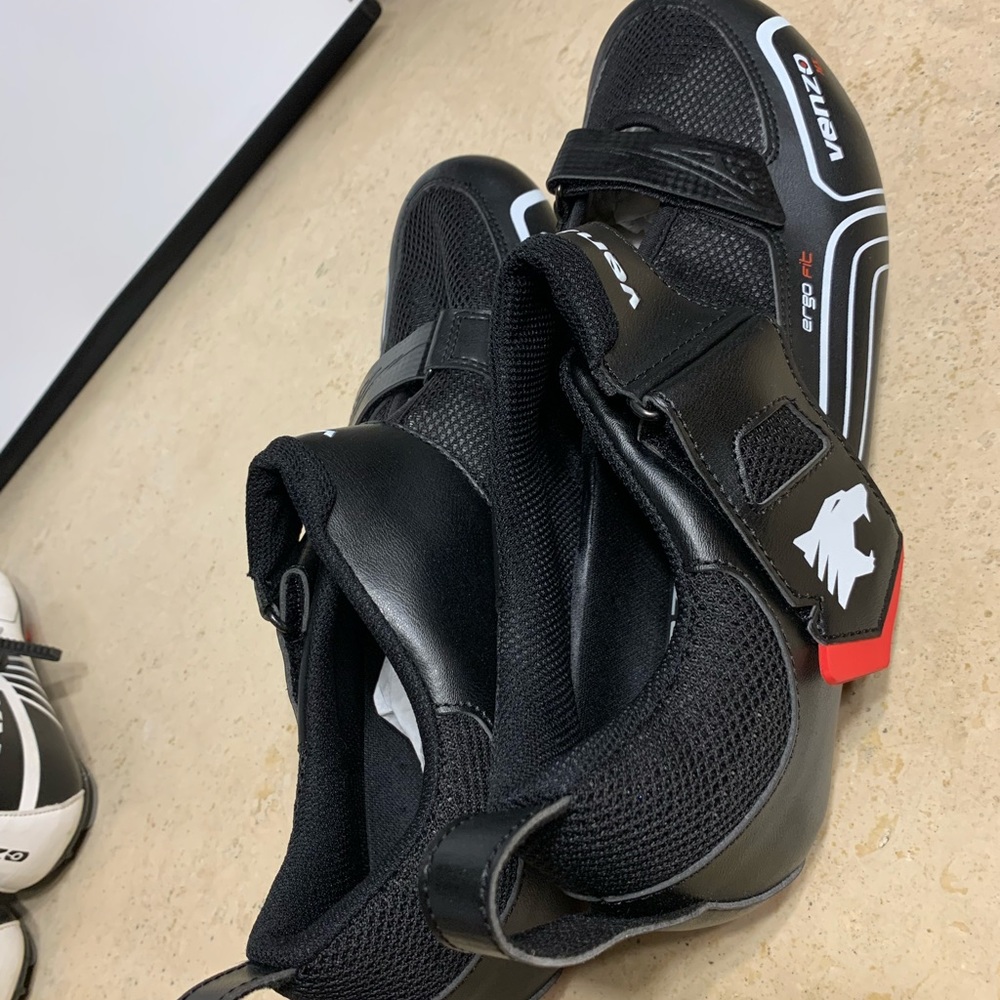OZUSA Black Cycling Shoes